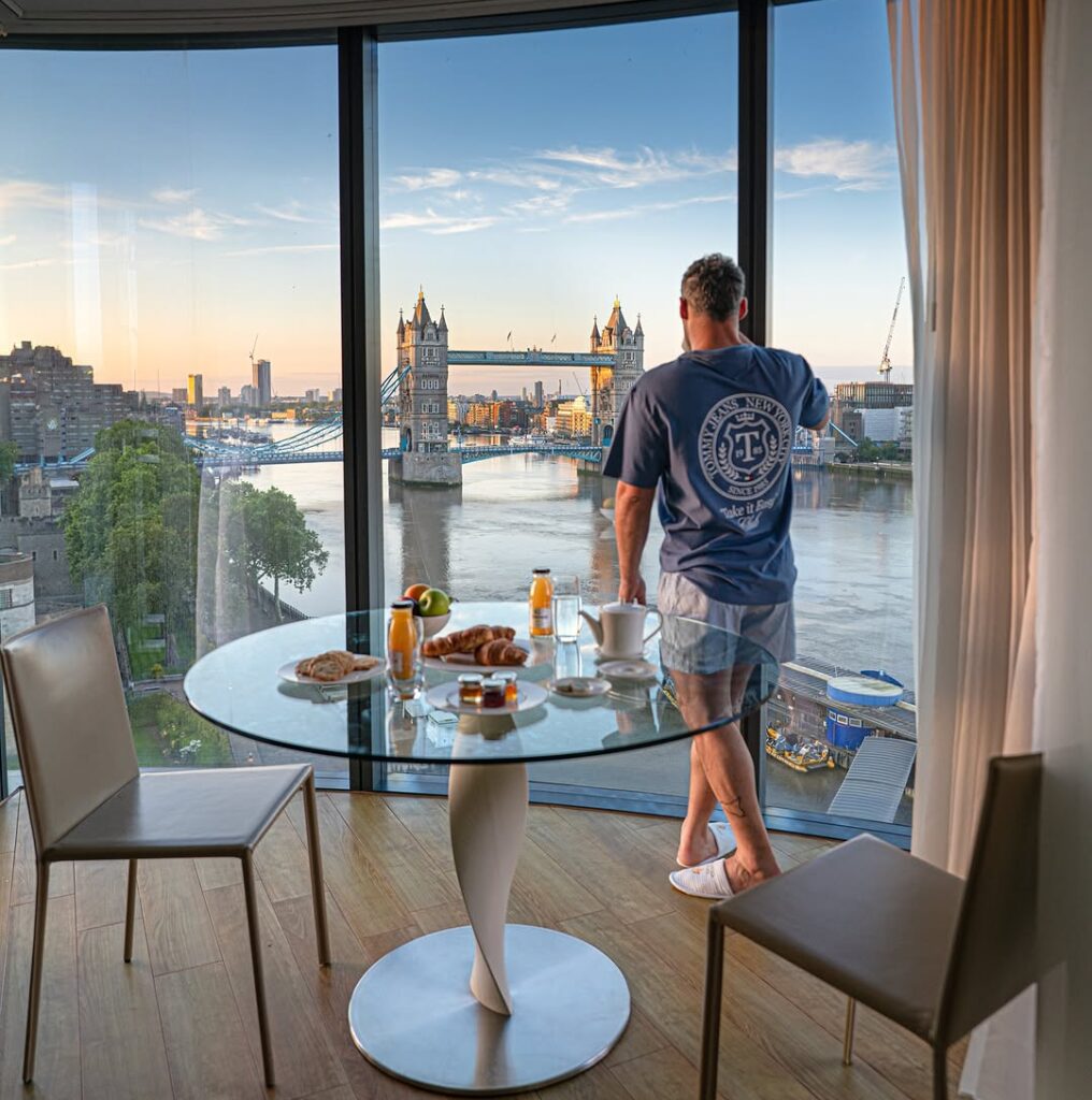 Tower Bridge from Hotel Room